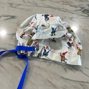 Cute Xmas Gnome Scrub hat